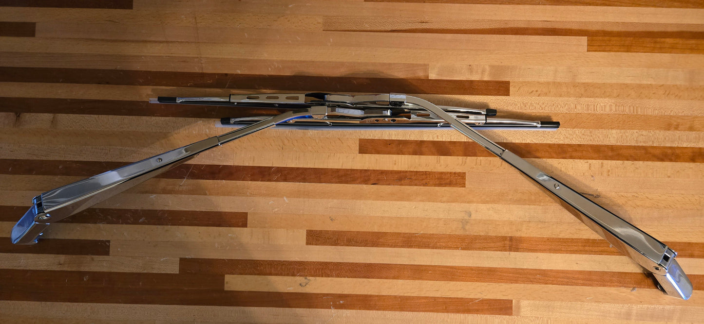 2006+ Kenworth 1 Piece Windshield 304 Stainless Wiper Arms