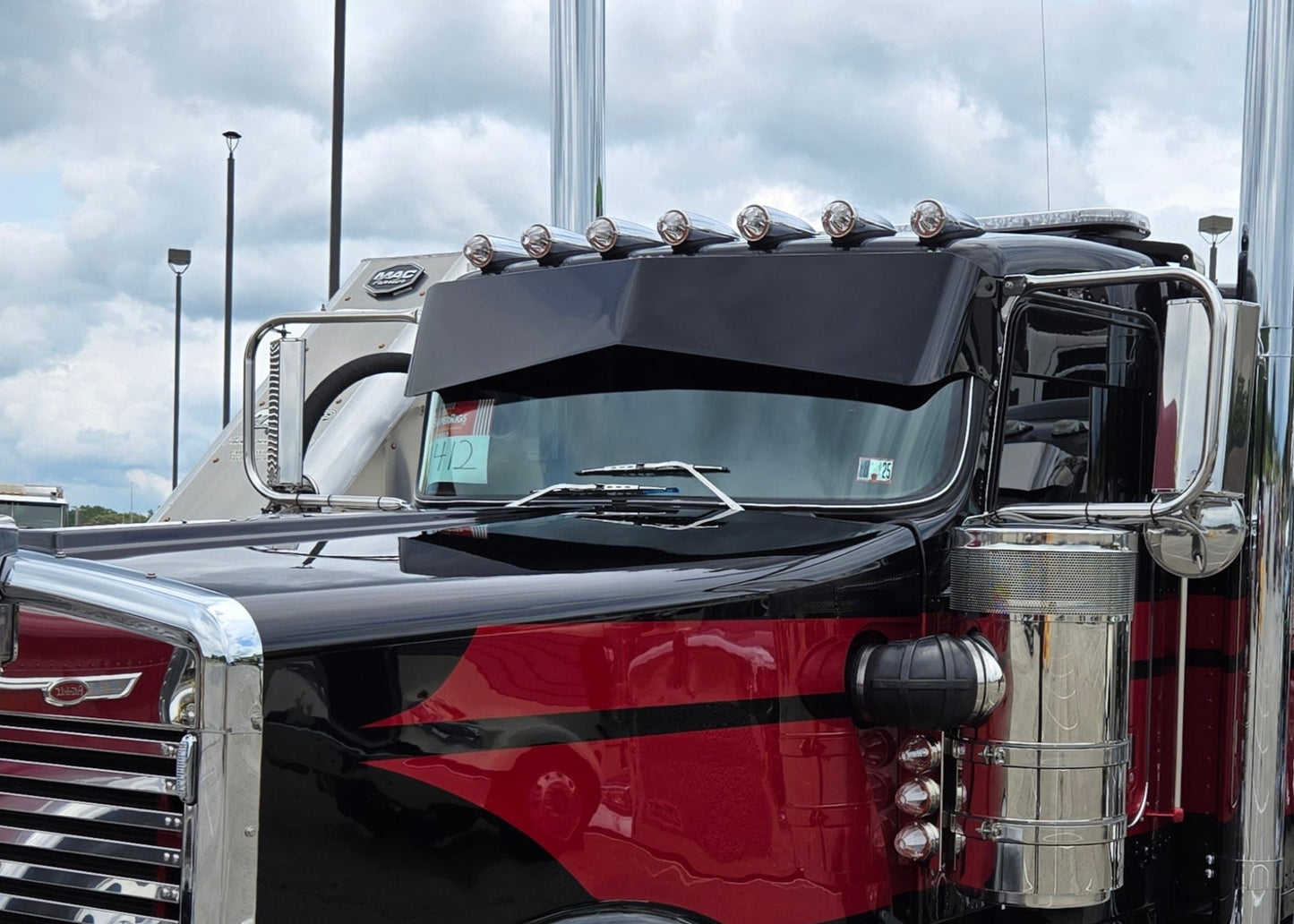 2006+ Kenworth 1 Piece Windshield 304 Stainless Wiper Arms